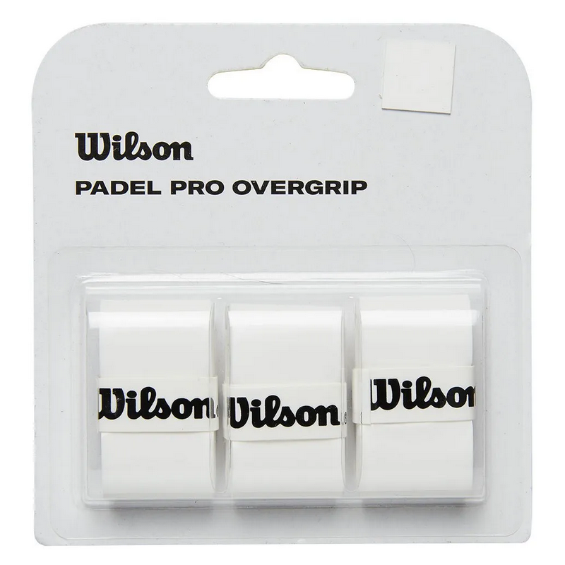Wilson Padel Pro Overgrip (Wit) 3 stuks - PADEL HUNT
