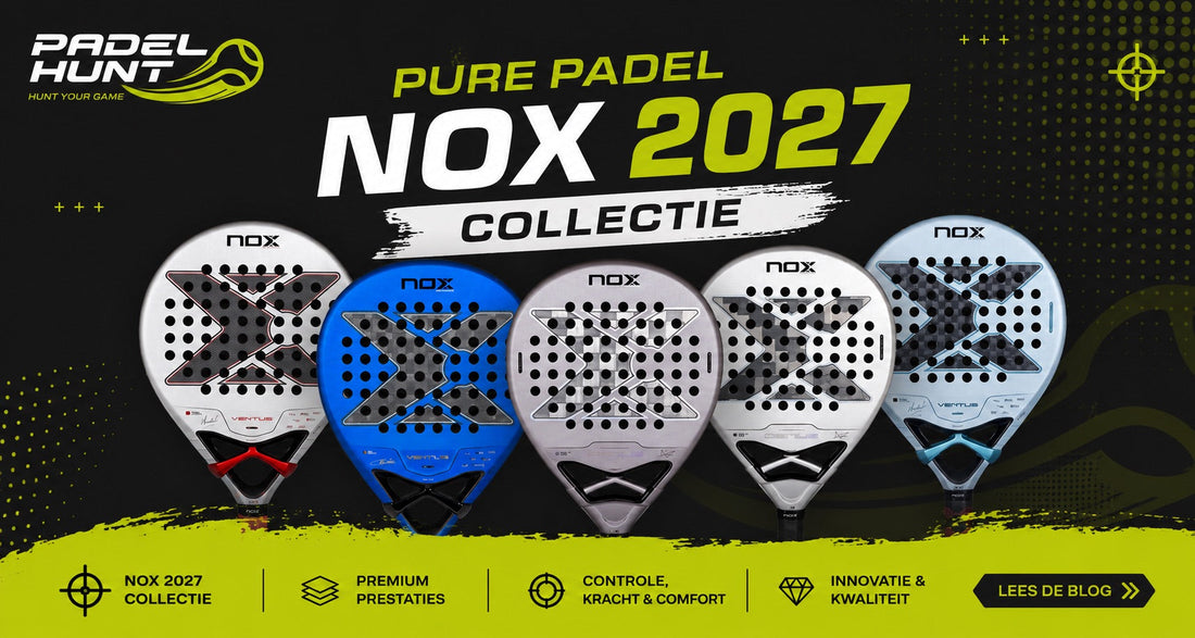 Ontdek de NOX padel racket collectie 2027. Vergelijk de Genius- en Ventus-serie op controle, kracht, baluitgang en wendbaarheid.