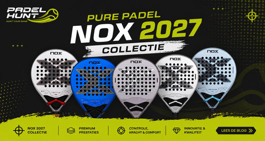 Ontdek de NOX padel racket collectie 2027. Vergelijk de Genius- en Ventus-serie op controle, kracht, baluitgang en wendbaarheid.