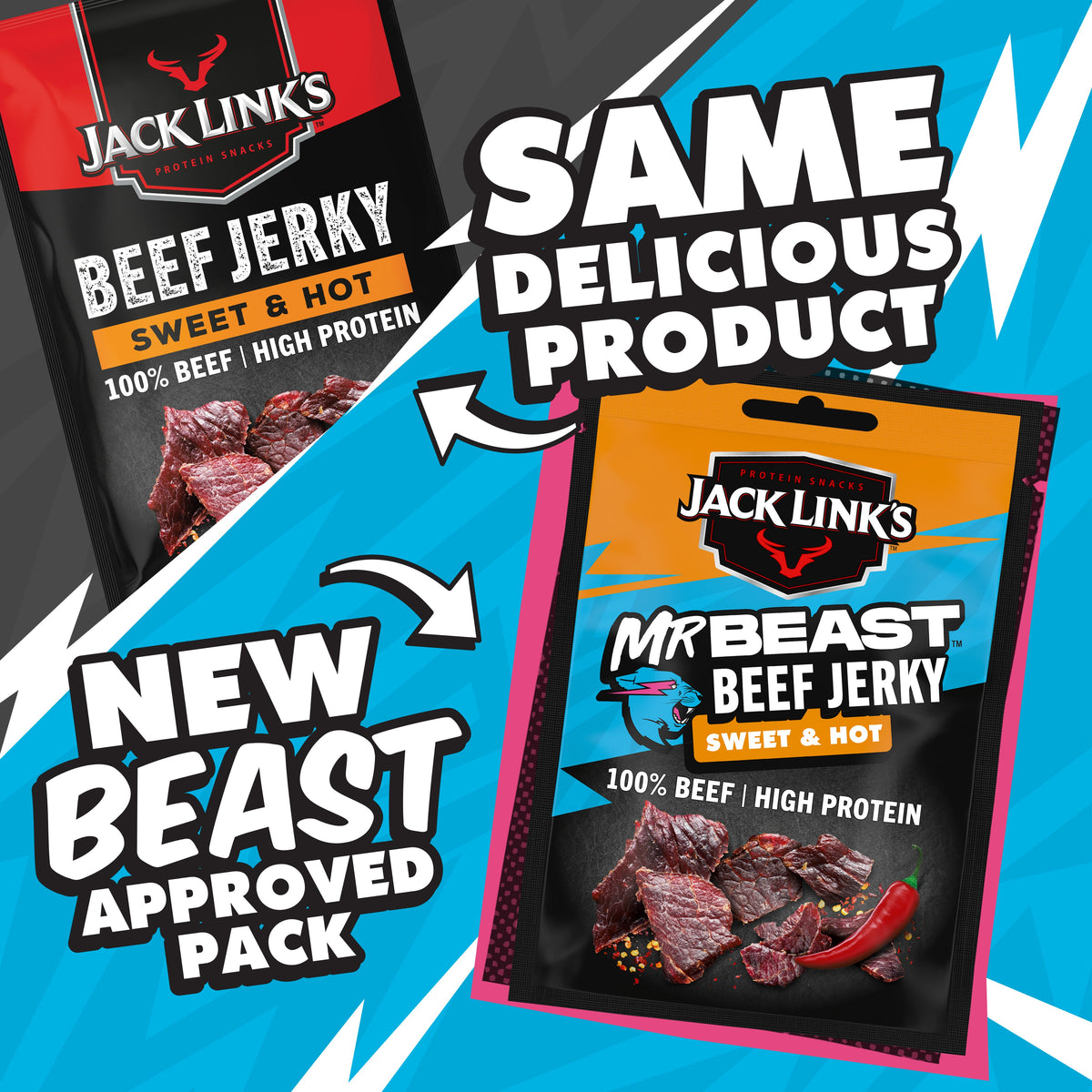 Jack Link's Beef Jerky Sweet & Hot