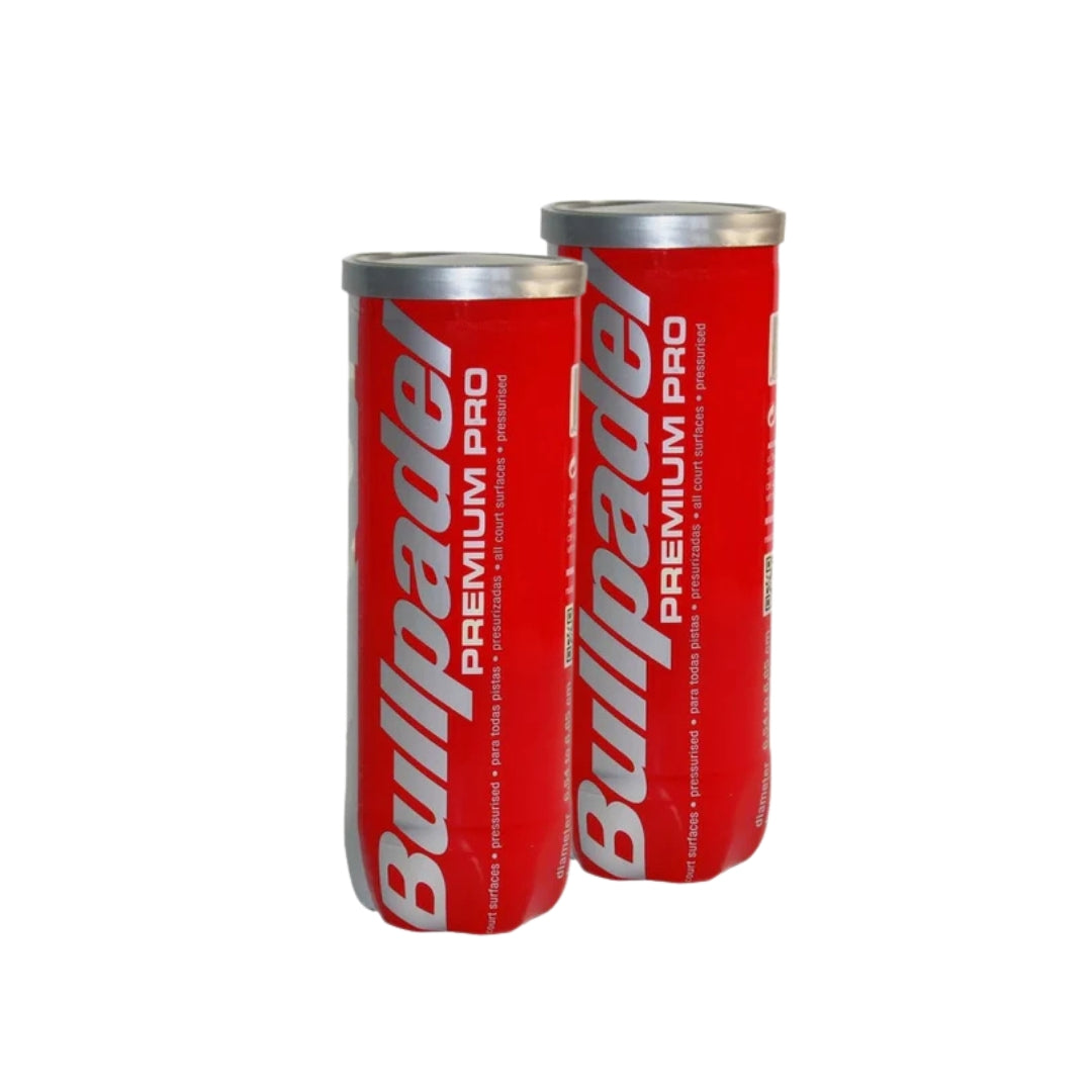 Bullpadel Premium Pro Padel Ballen 2 blikken van 3 ballen