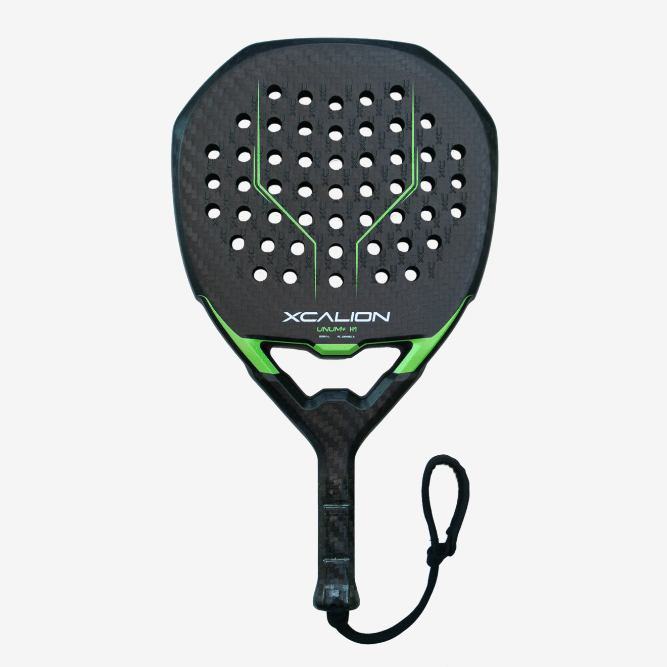 XCALION UNUM+ H1 padelracket voorkant bij Padel Hunt