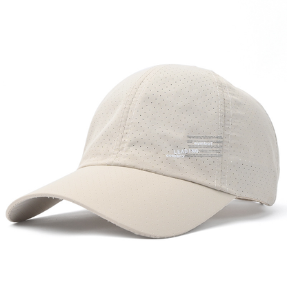 sneldrogende mesh padel cap voor heren lichtgewicht sport pet