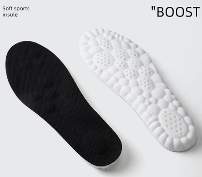 4d sport inlegzolen met schokabsorptie en arch support voor padel zwart