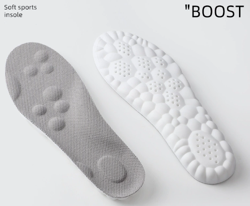 4d sport inlegzolen met schokabsorptie en arch support voor padel
