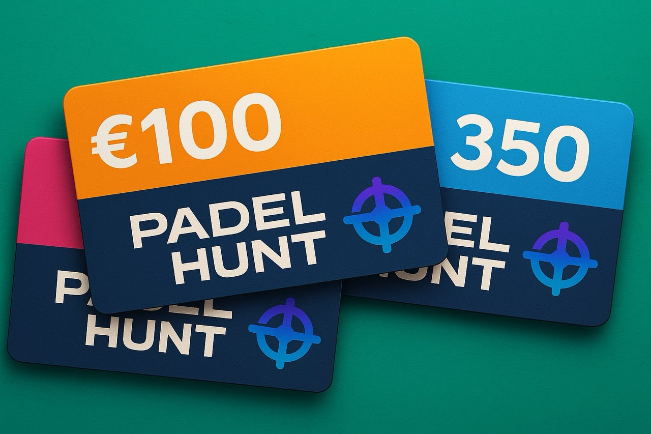 Voorbeeld van een Padel Hunt giftcards