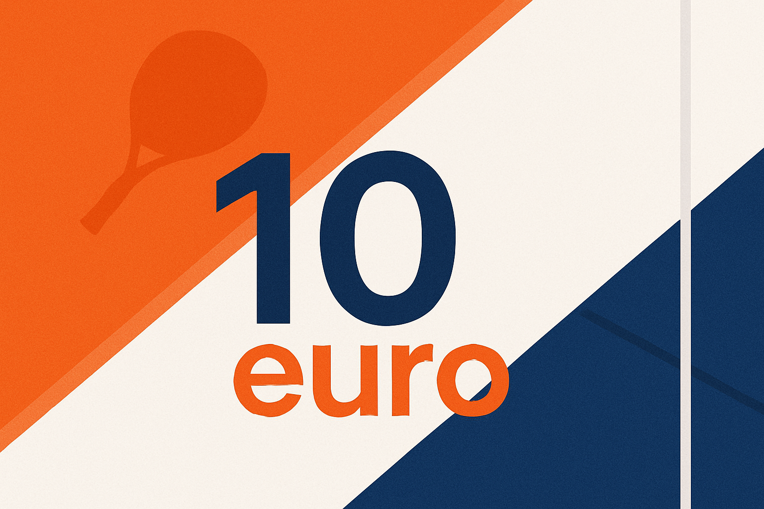 Voorbeeld van een Padel Hunt giftcard met waarde van €10