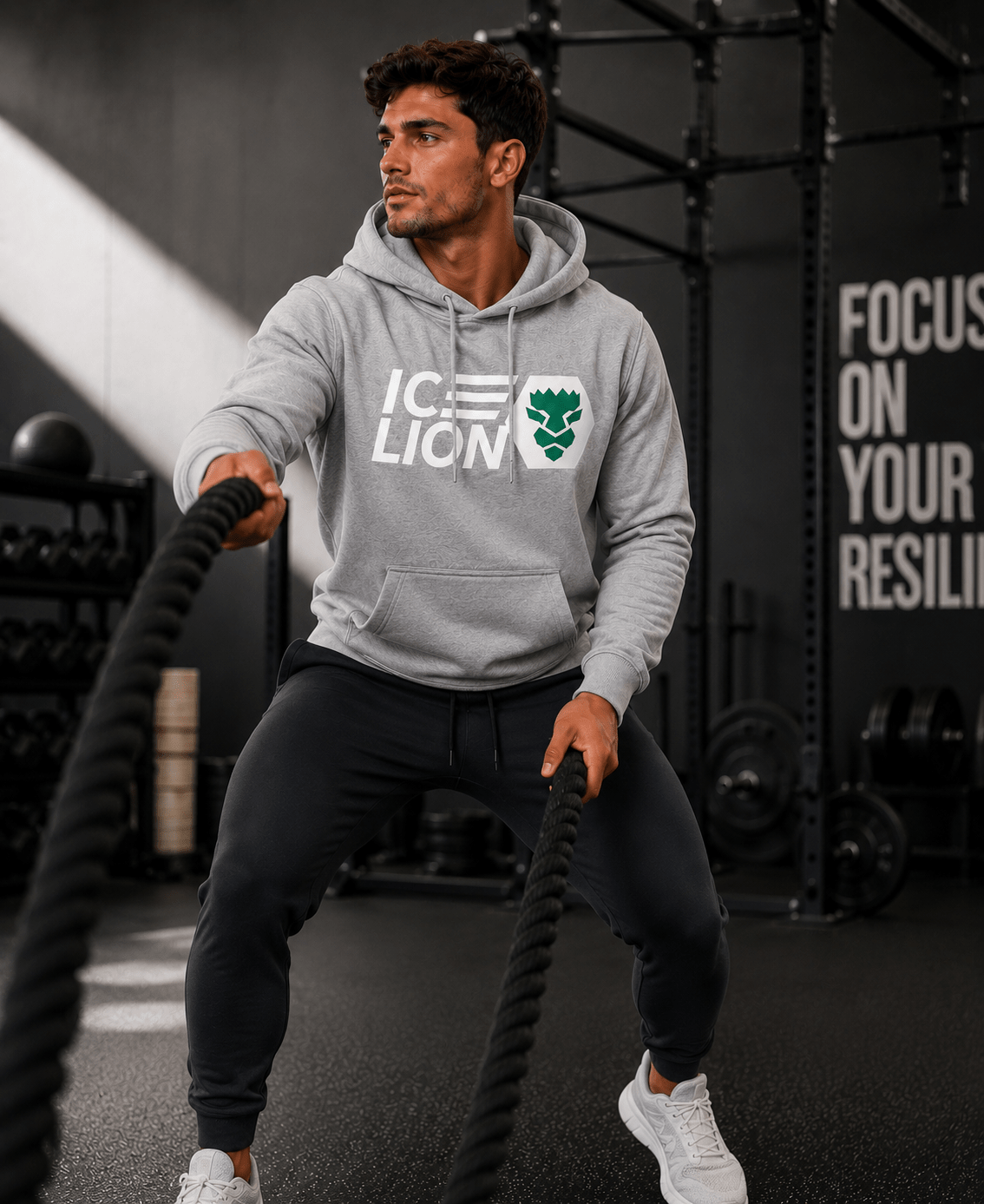 ICELION Power Hoodie | Heren