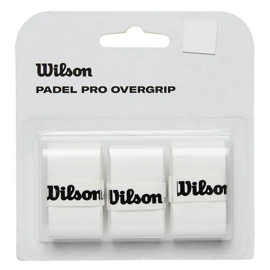 Wilson Padel Pro Overgrip (Wit) 3 stuks - PADEL HUNT